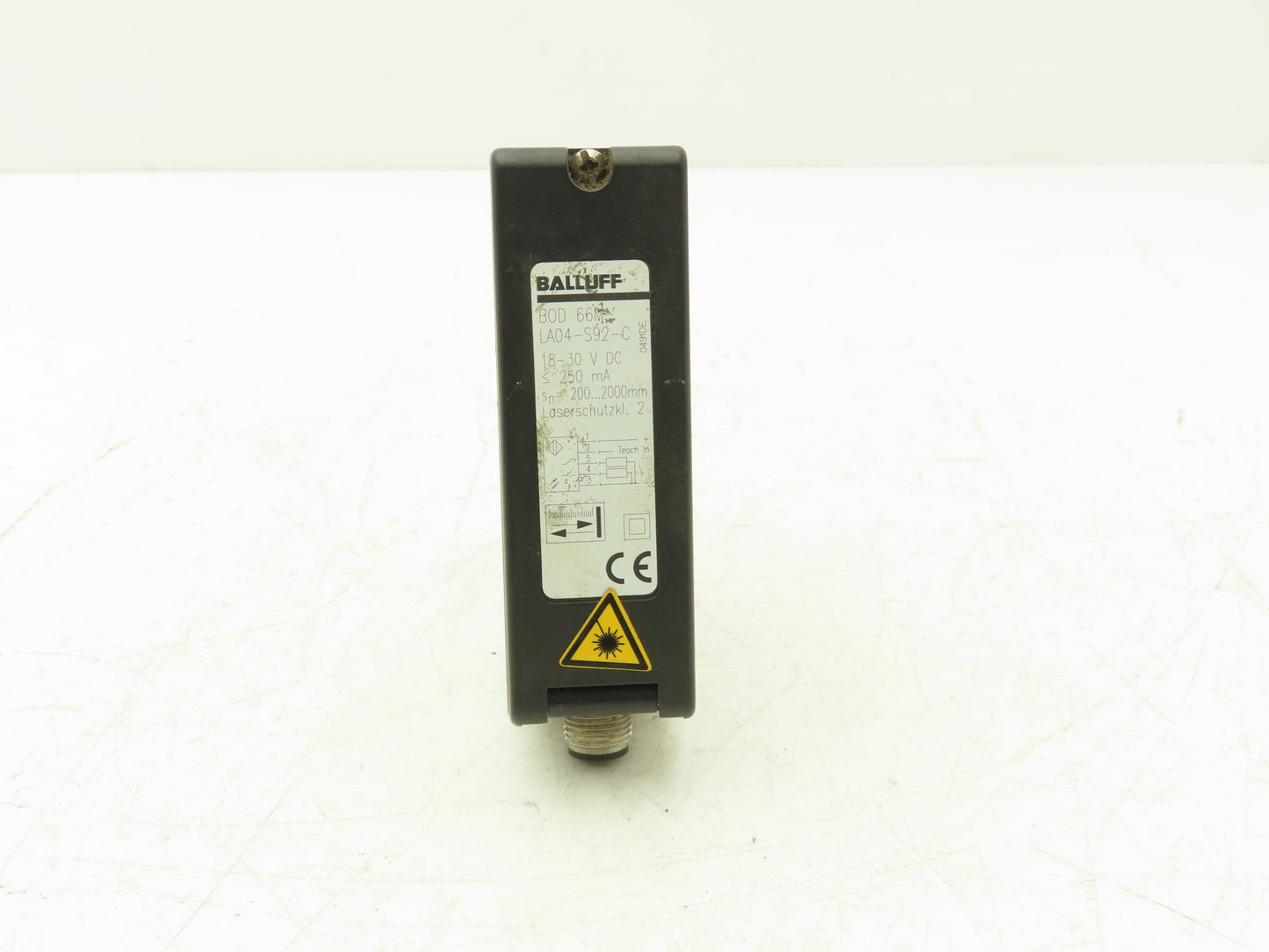 Balluff BOD 66M-LA04-S92-C Photoelectric Distance Sensor 18-30VDC Sn=200-2000mm