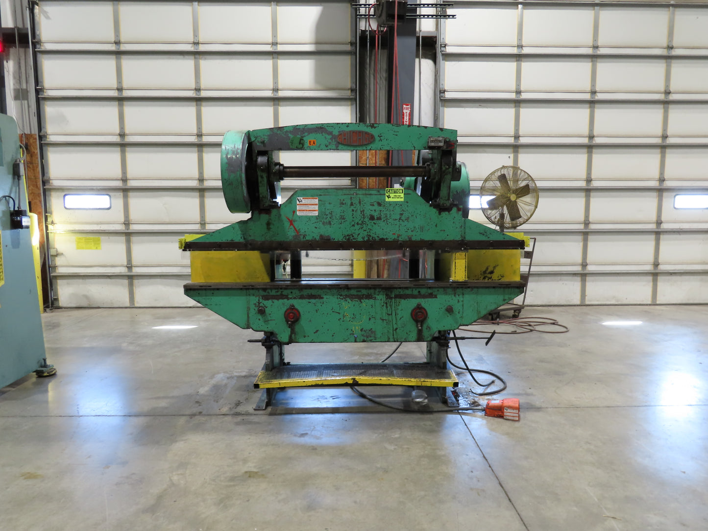 Chicago Mechanical Press Brake 8' Ram 2" Stroke 1.5Hp 460V