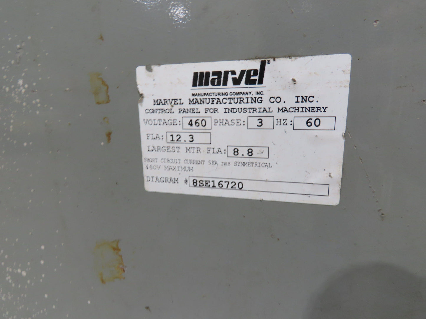 Marvel Series 8 Mark III 18"x 22" Vertical Tilt-Frame Band Saw