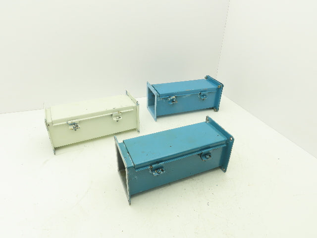 Wiegmann LJW41 4"x4" Wireway Straight 12" Section Lay-in NEMA 12 Lot of 3