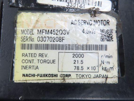 Okuma MFM452Q3V AC Servo Motor 4.5Kw 2000 RPM