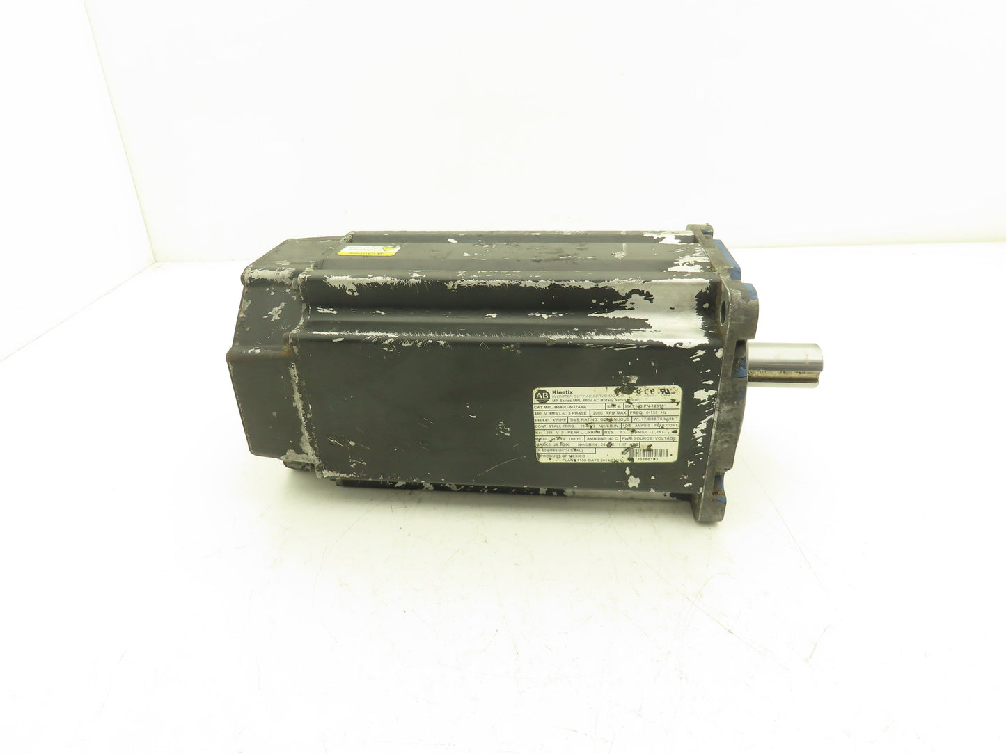 Allen Bradley MPL-B540D-MJ74AA Kinetix AC Servo Motor 4.67Hp 2000 RPM 460V 3PH