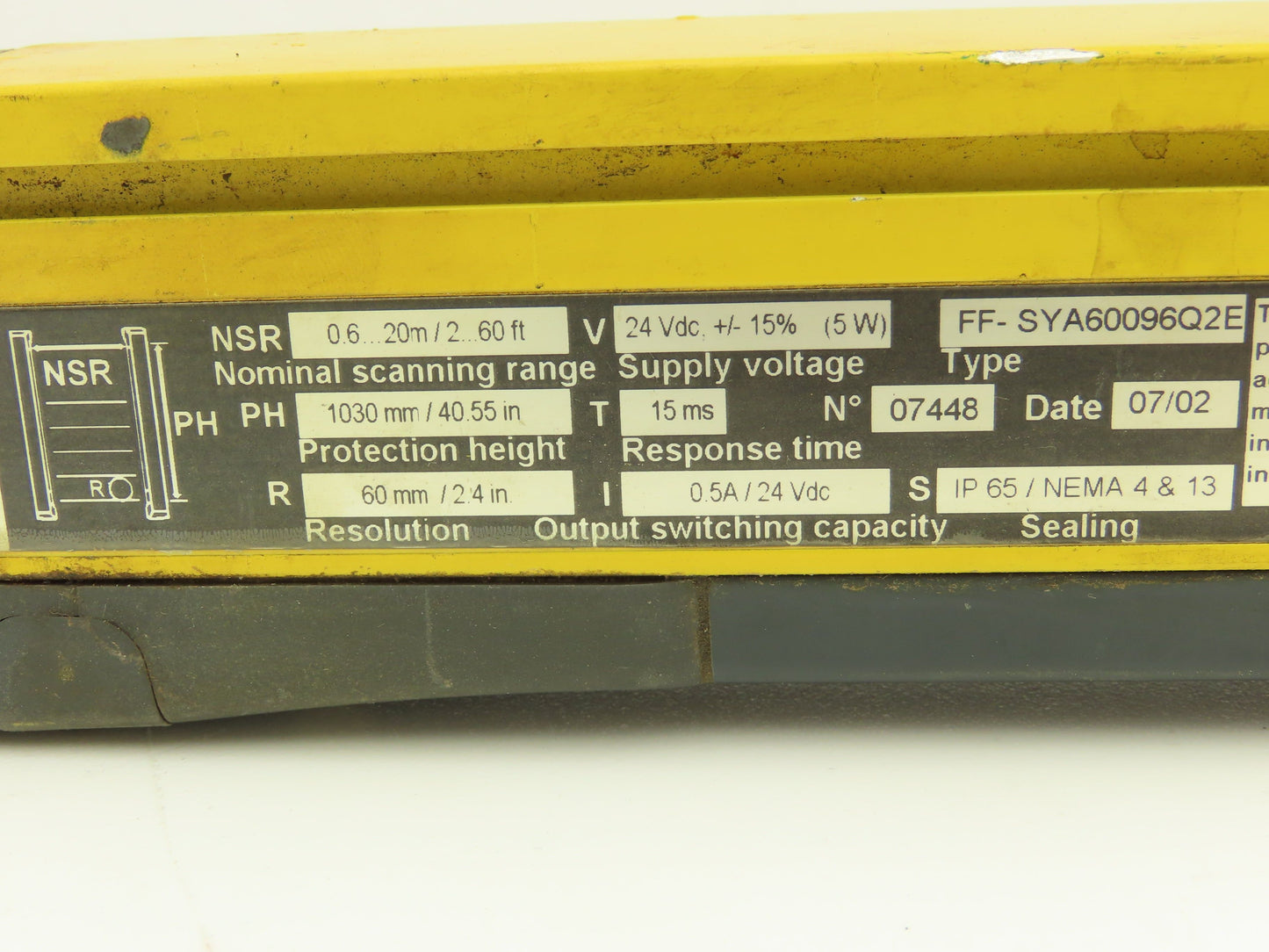 Honeywell SYA60096Q2E Light Curtain Emitter