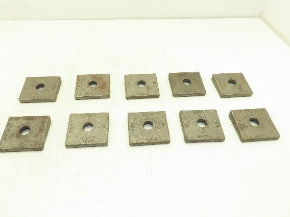 Acco Bridge Crane Rail Support Clamp Plate Cast Iron 2-1/2 x 2-3/4" Lot of 10
