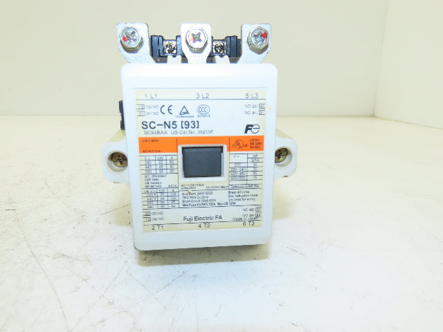 Fuji Electric 3NC3F SC-N5 Contactor 150A 3Ph 600v 75Hp Lot of 4