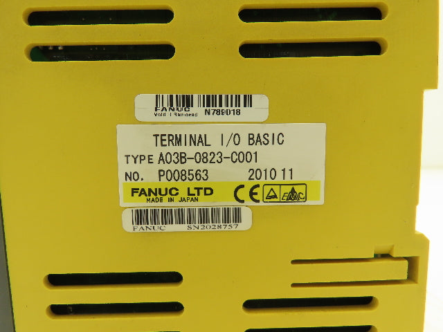 Fanuc A03B-0823-C001 Terminal I/O Basic 24 Pt Digital In 16 Pt Digital Out