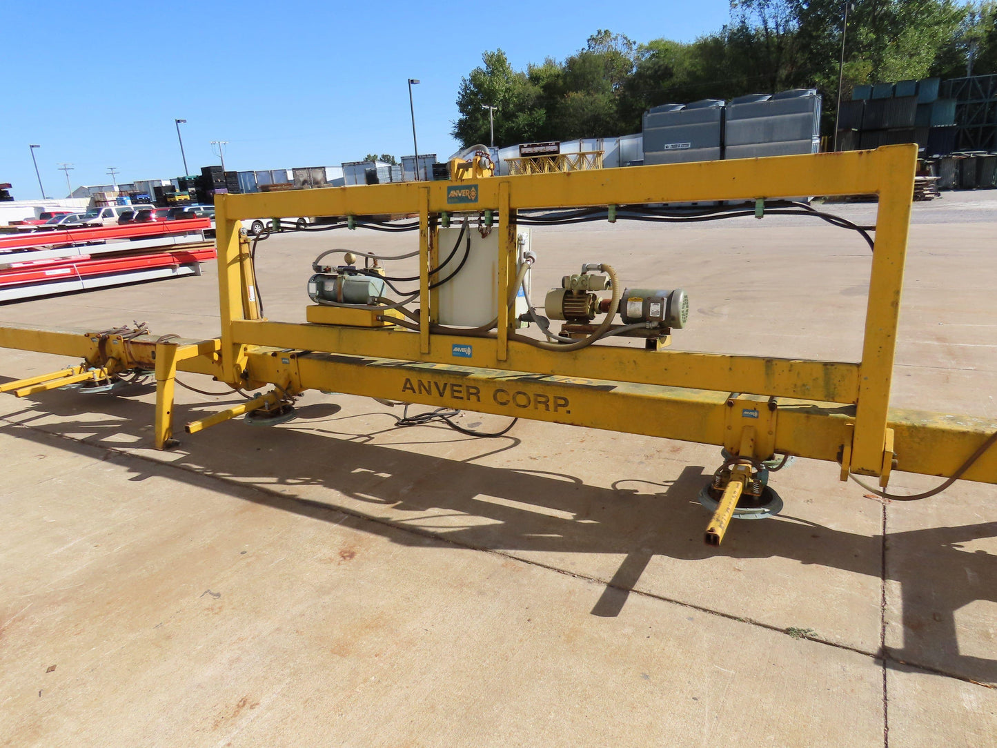 Anver Vac-Pack VPE-24 Vacuum Lifter with Powered Tilt 10'x 53' 1500 Lb 45' 4"OAL