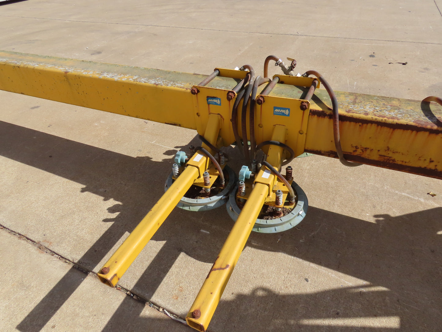 Anver Vac-Pack VPE-24 Vacuum Lifter with Powered Tilt 10'x 53' 1500 Lb 45' 4"OAL