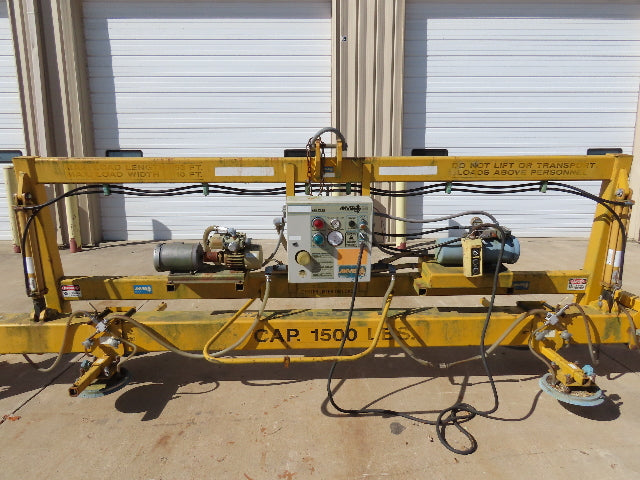 Anver Vac-Pack VPE-24 Vacuum Lifter with Powered Tilt 10'x 53' 1500 Lb 45' 4"OAL