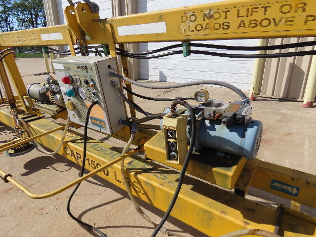 Anver Vac-Pack VPE-24 Vacuum Lifter with Powered Tilt 10'x 53' 1500 Lb 45' 4"OAL