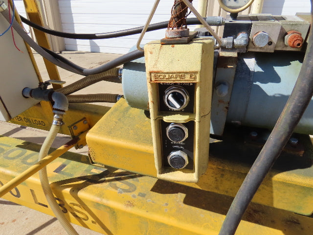 Anver Vac-Pack VPE-24 Vacuum Lifter with Powered Tilt 10'x 53' 1500 Lb 45' 4"OAL