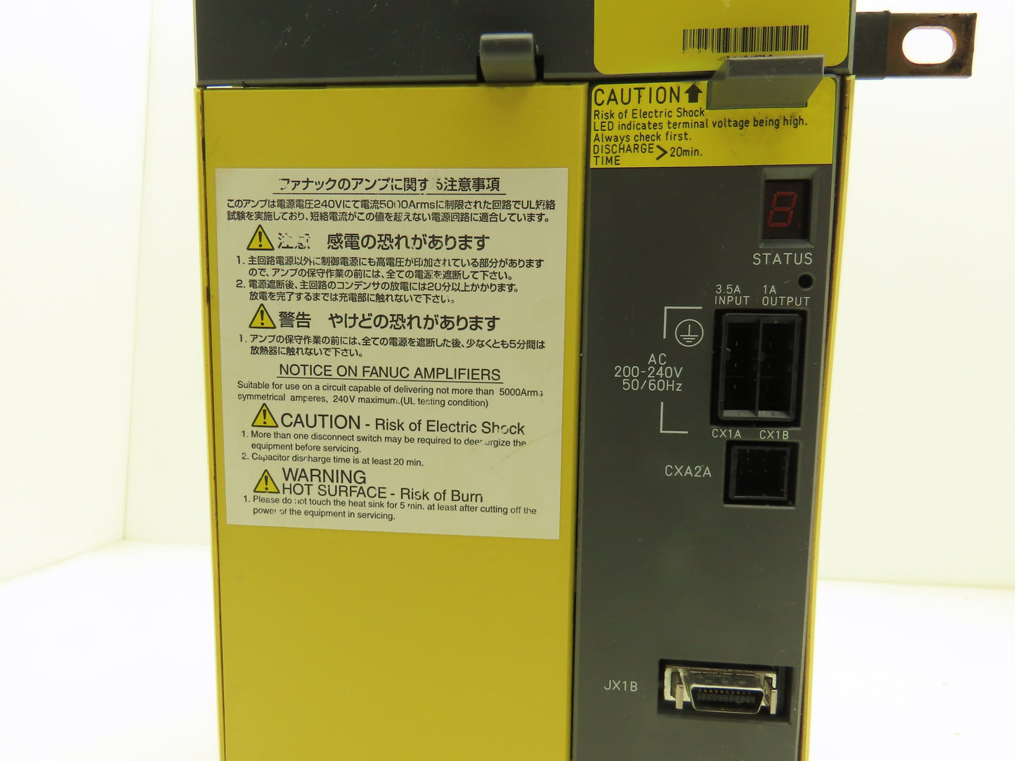 Fanuc A06B-6110-H030-R Power Supply 200-240VAC 127A Input 283-339VDC 35kW Output