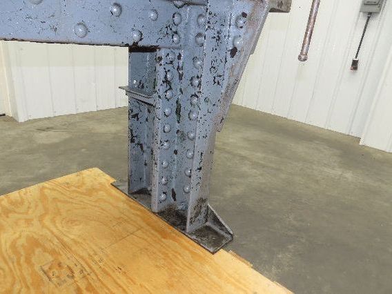 Vintage 1" Thick Top Steel Fabrication Welding Table Work Bench 56"x24"x33"