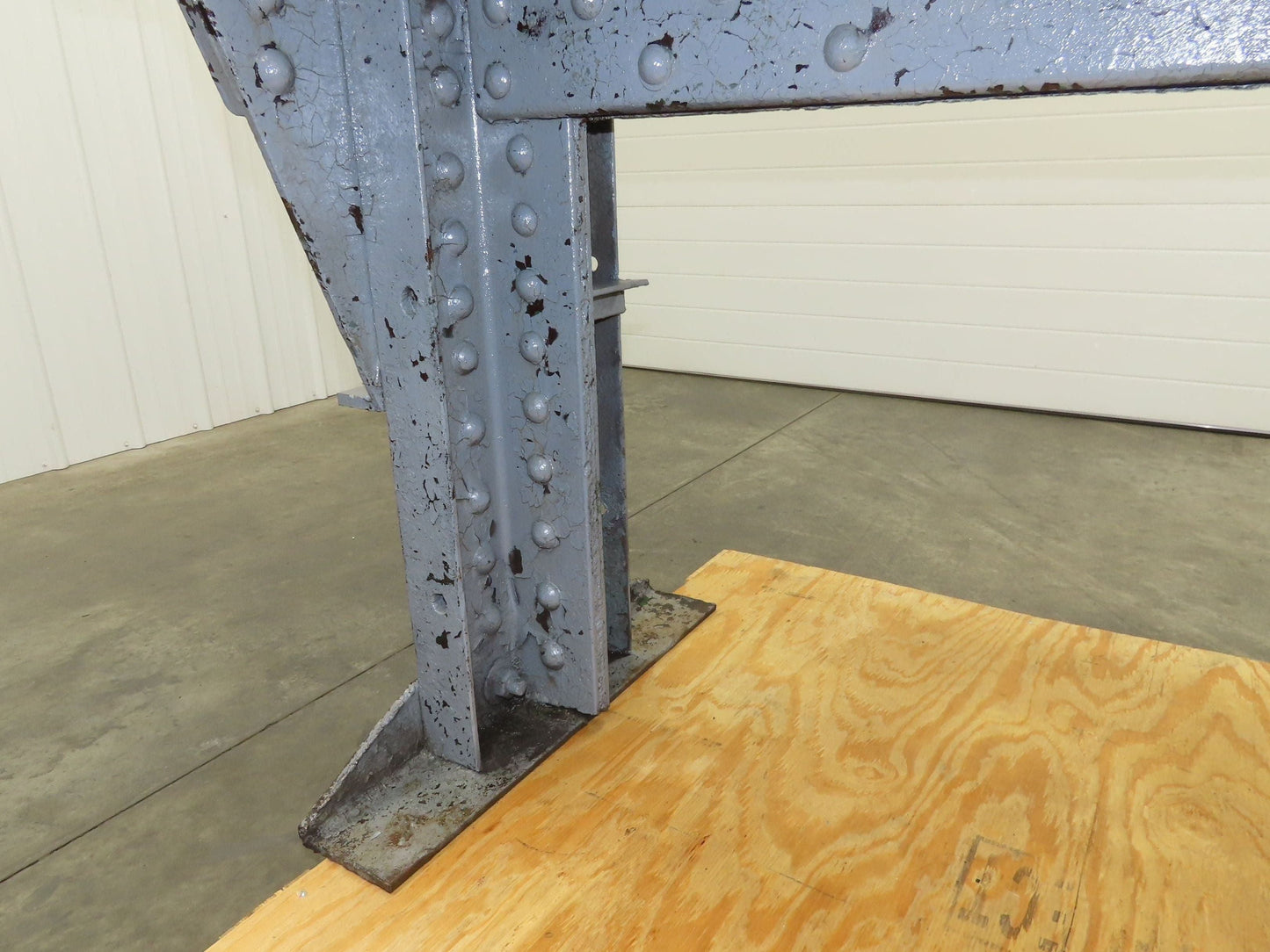 Vintage 1" Thick Top Steel Fabrication Welding Table Work Bench 56"x24"x33"