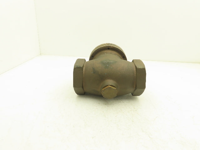 Parker 7742-032 Gold Ring Bronze Globe Valve 3"NPT 120V Solenoid Operated