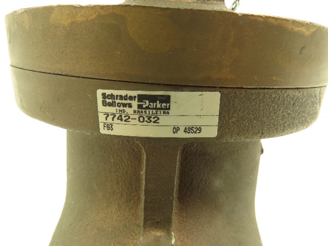 Parker 7742-032 Gold Ring Bronze Globe Valve 3"NPT 120V Solenoid Operated