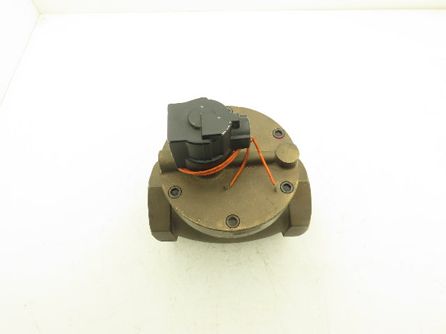 Parker 7742-032 Gold Ring Bronze Globe Valve 3"NPT 120V Solenoid Operated
