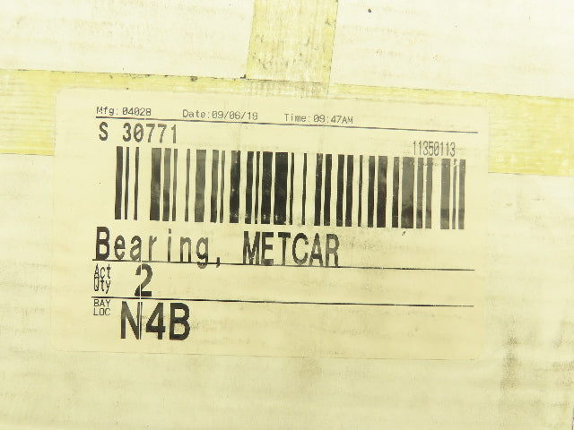 Metcar BSAPB5-1500 Pillow Block Graphite Bearing 1-1/2" Bore Lot of 10