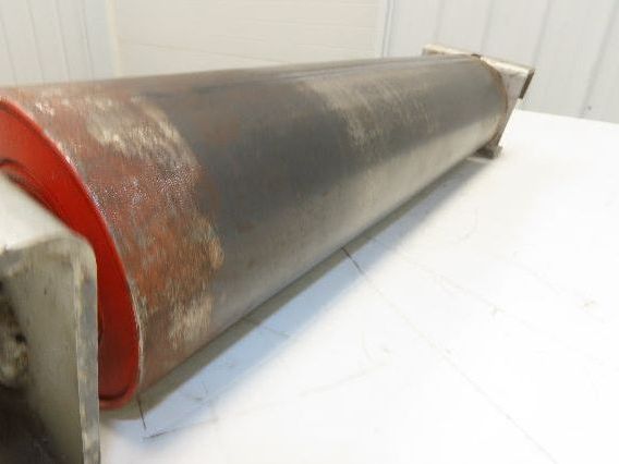Automotion 4"Crowned Tail Pulley for 24" Roller Conveyor 21.5"BF 8" Belt Drive
