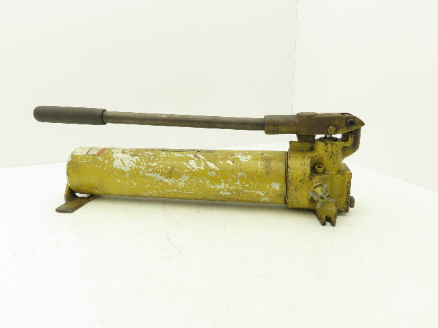Enerpac P-80 Hydraulic Hand Pump 10,000 PSI 2 Stage