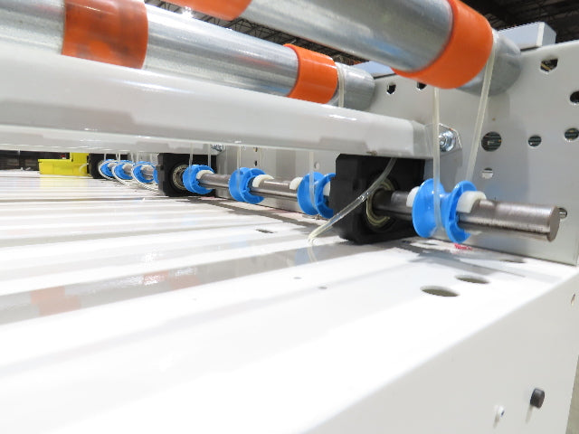 Roach 44"x 6' Live Roller Conveyor 41"BF Line Shaft O-Ring Drive 460V 3PH 106fpm
