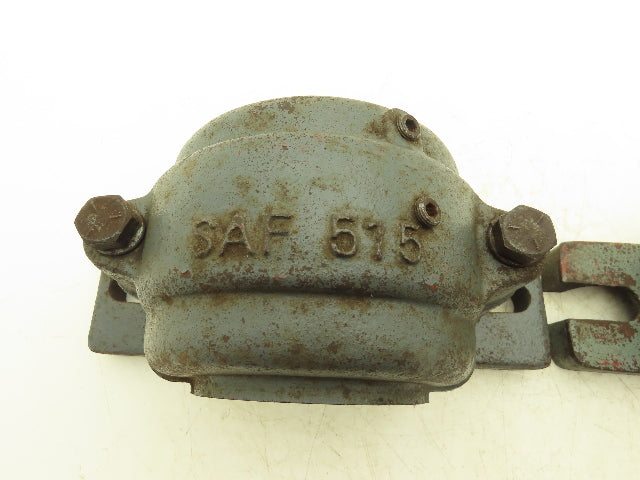 SKF SAF 515 Split Pillow Block Bearing 4-Bolt Housing Base Lot of 2 *NO INSERT