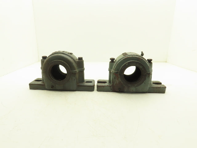 SKF SAF 515 Split Pillow Block Bearing 4-Bolt Housing Base Lot of 2 *NO INSERT