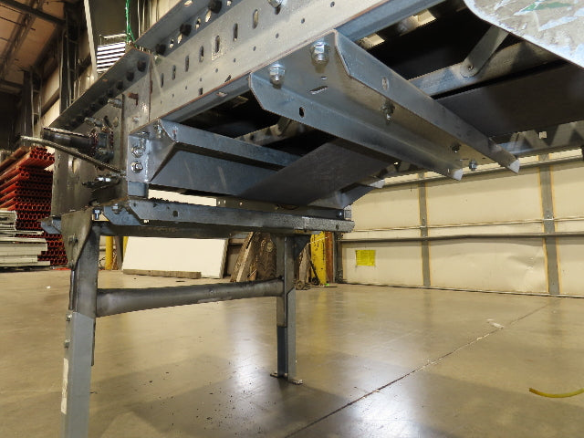 Automotion 24"x 45' Belt Drive Zero Pressure Roller Conveyor 460V Center Drive