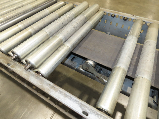 Automotion 24"x 45' Belt Drive Zero Pressure Roller Conveyor 460V Center Drive