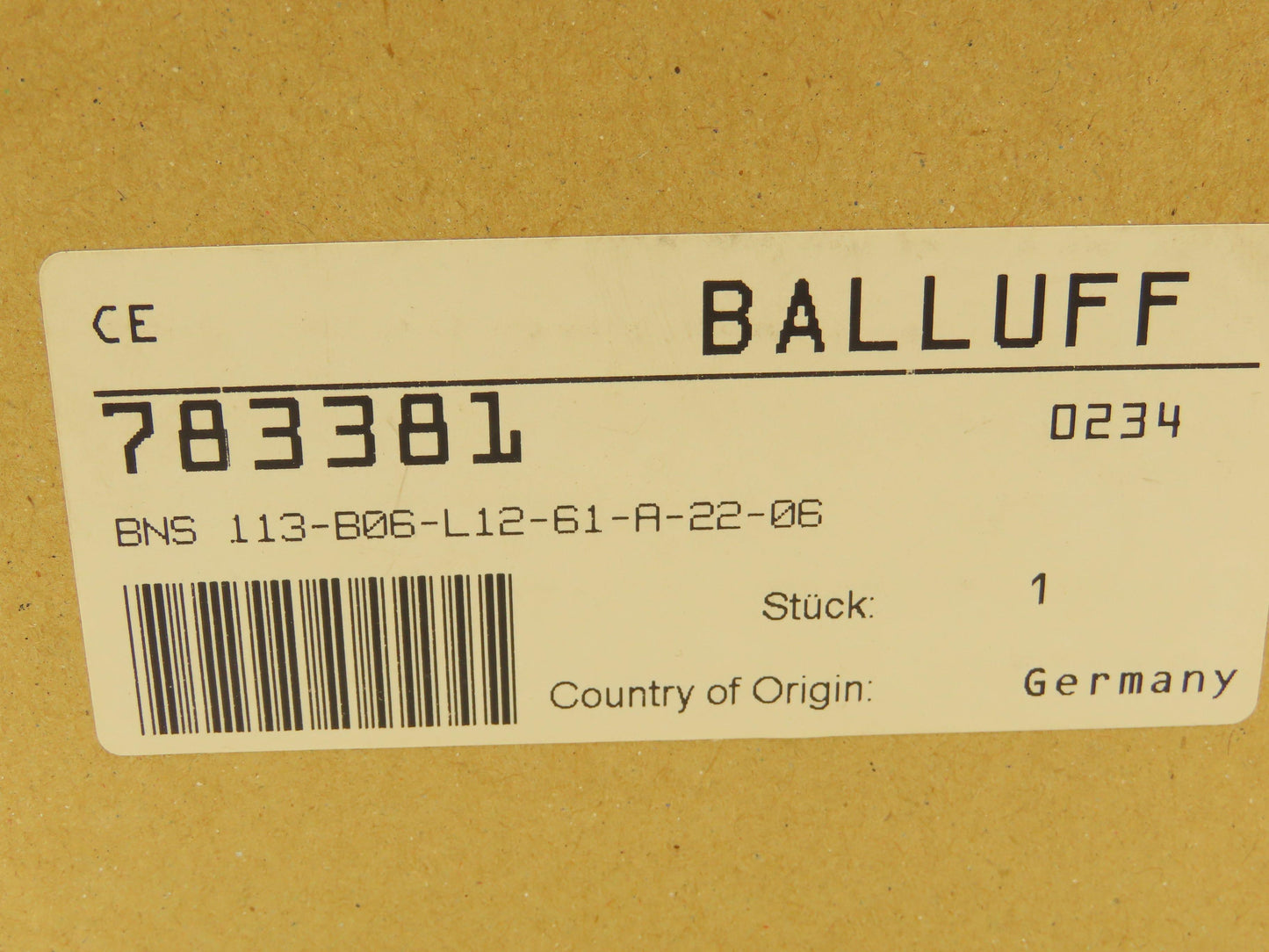 Balluff BNS 113-B6-L12 61-A-22-06 6 Position Limit Switch 23 Pin Plug