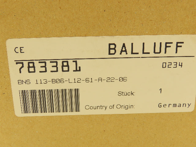 Balluff BNS 113-B6-L12 61-A-22-06 6 Position Limit Switch 23 Pin Plug