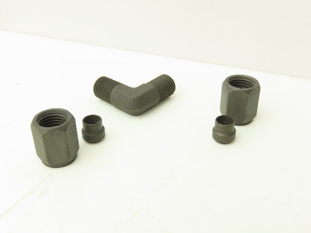 Enerpac FZ2014 Elbow High Pressure Fitting Tube End 5000 psi 1/4" NPT Lot of 6