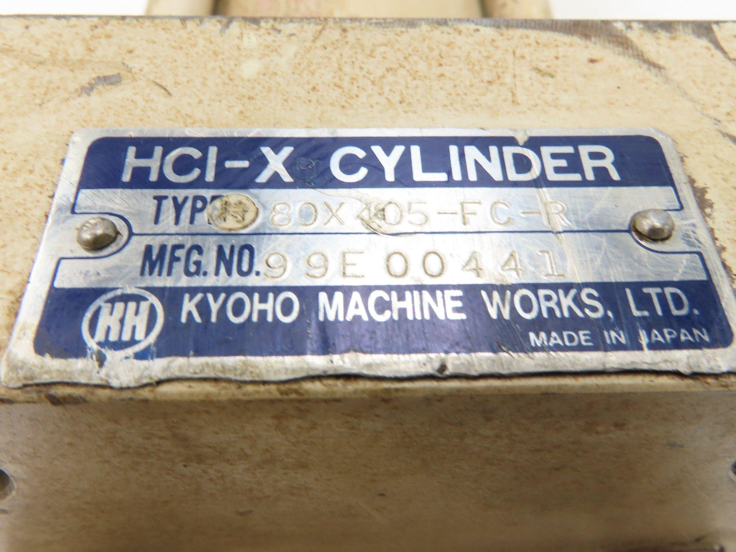 Kyoho HCI-X 80X405-FC-R Hydraulic Cylinder 80mm Bore 405mm Stroke
