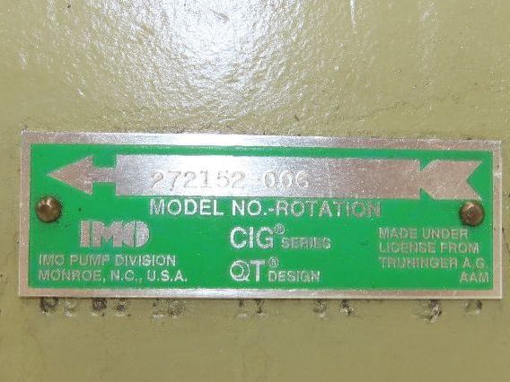 IMO 272152-006 Hydraulic Gear Pump 2-Bolt SAE-D
