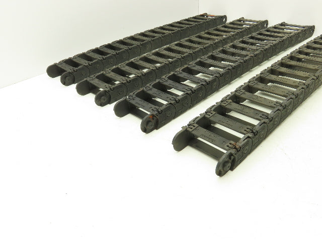 Tsubaki Energy Chain Cable Carrier 15/16 x 3 x 28" Length Lot of 4