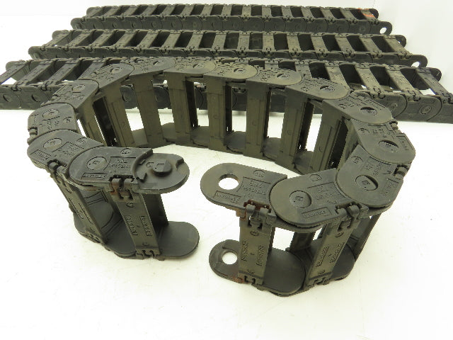 Tsubaki Energy Chain Cable Carrier 15/16 x 3 x 28" Length Lot of 4