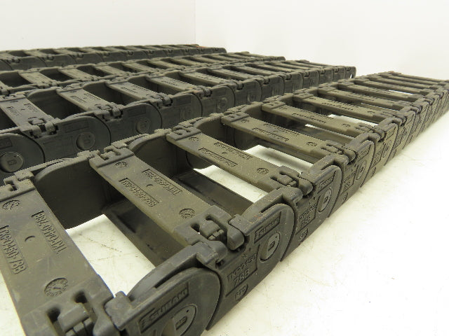 Tsubaki Energy Chain Cable Carrier 15/16 x 3 x 28" Length Lot of 4