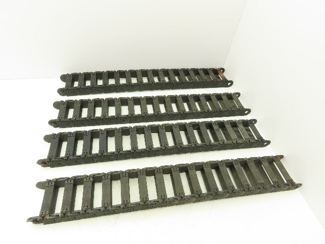 Tsubaki Energy Chain Cable Carrier 15/16 x 3 x 28" Length Lot of 4