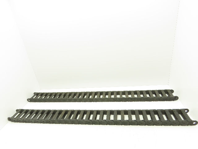 Tsubaki Energy Chain Cable Carrier 15/16 x 3 x 48" Length Lot of 2