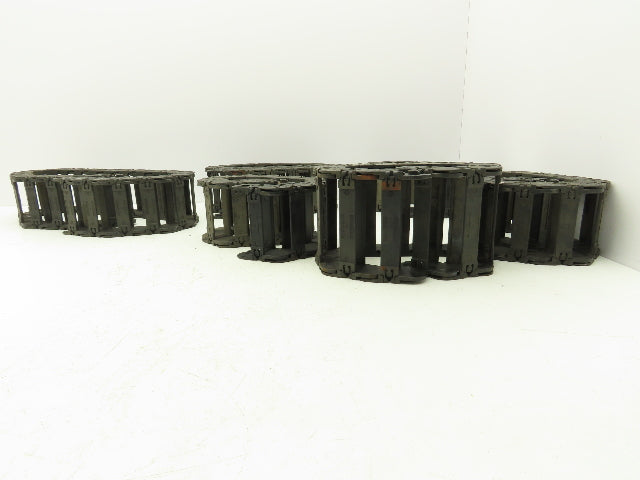 Tsubaki Energy Chain Cable Carrier 15/16 x 3 x 21-42" Mixed Length Lot of 6