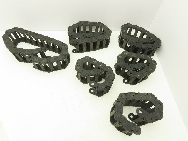 Tsubaki Energy Chain Cable Carrier 15/16 x 3 x 21-42" Mixed Length Lot of 6