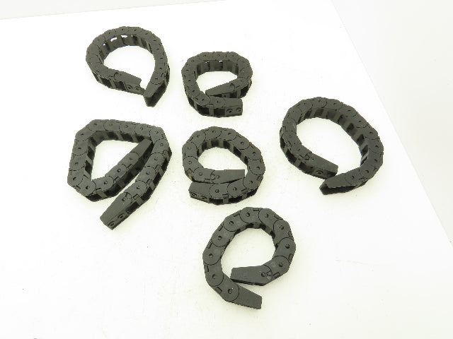 Tsubaki Energy Chain Cable Carrier 19mm H 24mm W 17-26" Mixed Length Lot of 6