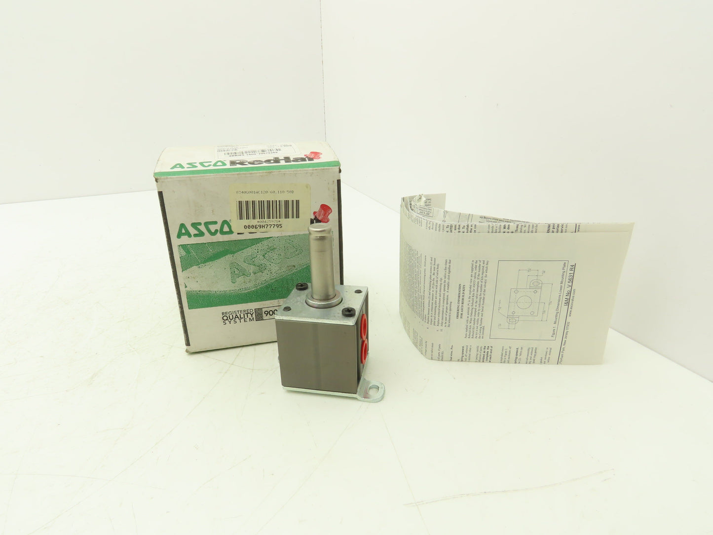 Asco Redhat 8340G001 Valve Body Only Solenoid Valve No Coil 1/4"NPT 302751