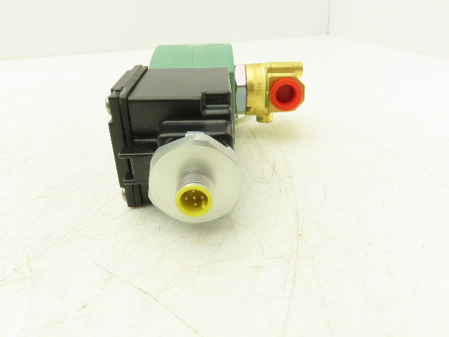 Asco Redhat JKB8262H212NV Solenoid Valve ¼" NPT 24VDC 5 Pin Connector NC