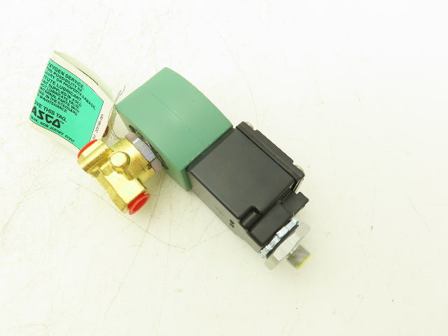 Asco Redhat JKB8262H212NV Solenoid Valve ¼" NPT 24VDC 5 Pin Connector NC