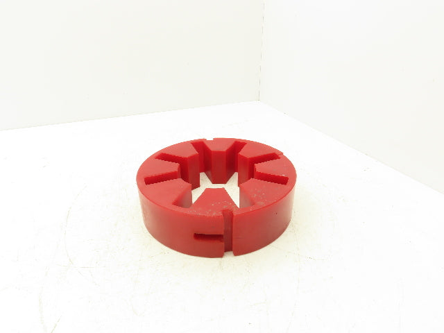 Atra-Flex A-5 Flexible Shaft Coupling 4" Bore Spider Insert Red Hi Temp