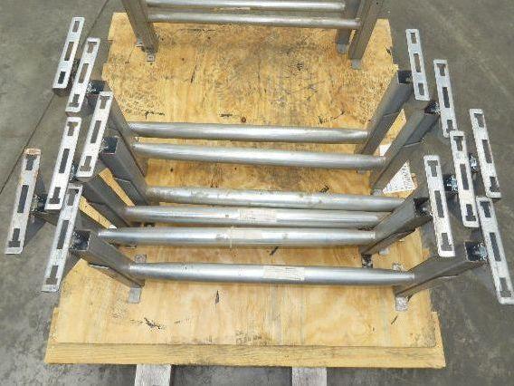 Automotion 30"W Conveyor Leg Stationary Floor Support 16" to 24"H Galvanized