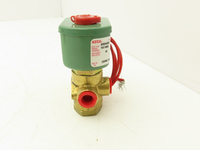 Asco Redhat 8320A023 Solenoid Valve 3-Way 40 PSI 1/4 NPT NC 120V T811803