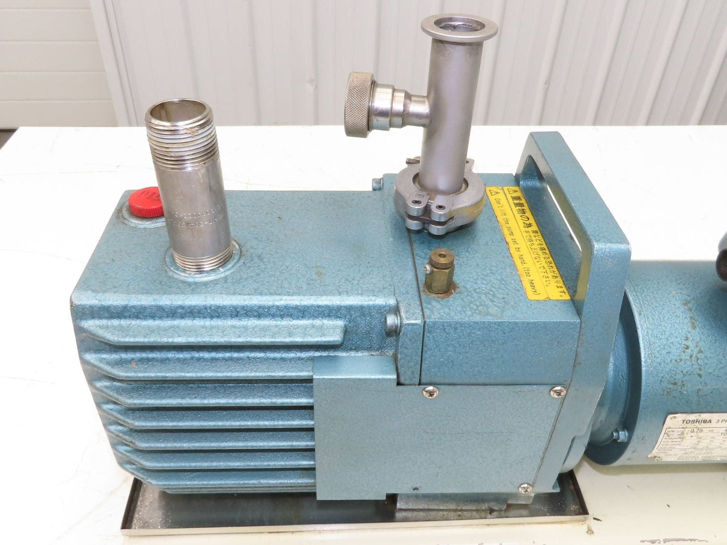 Tokuda DRP-360II Rotary Vane Vacuum Pump 360L/Min 1Hp 220V 3PH 6.7 x 10-2 Pa