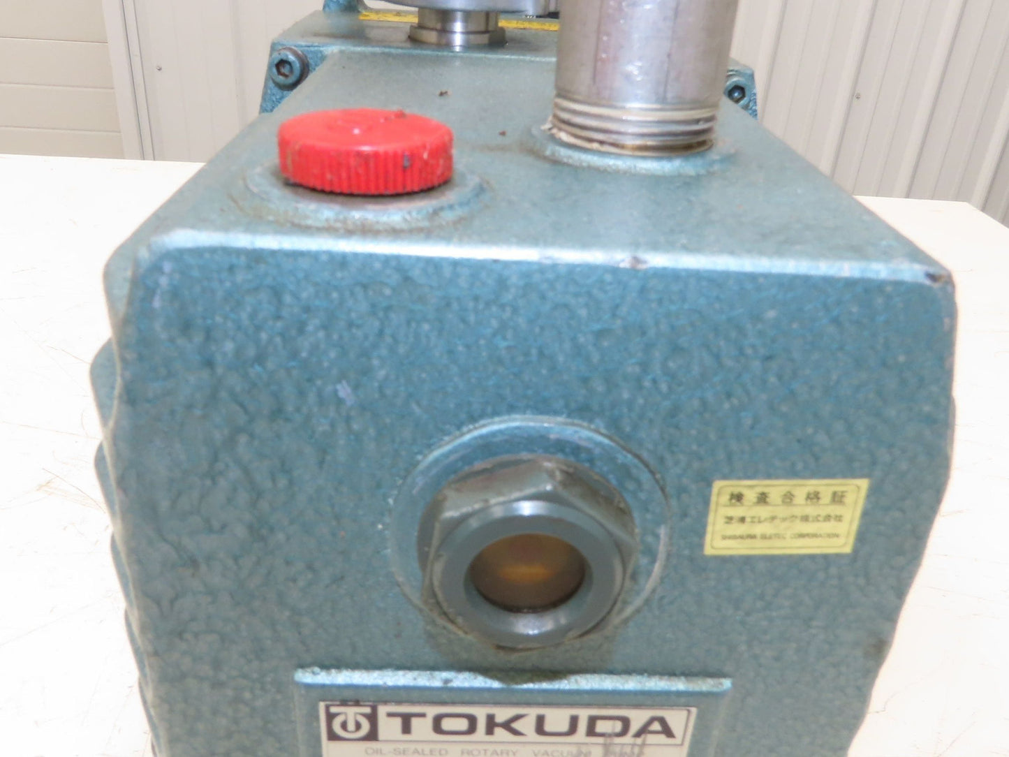 Tokuda DRP-360II Rotary Vane Vacuum Pump 360L/Min 1Hp 220V 3PH 6.7 x 10-2 Pa